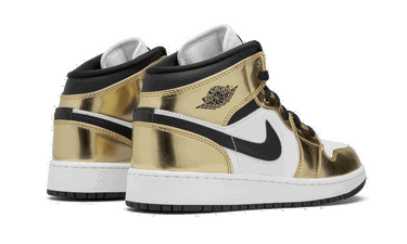 Sneakers og sko Jordan Air Jordan 1 Mid "White Metallic Gold" Metalisk | DC1419-700, 1