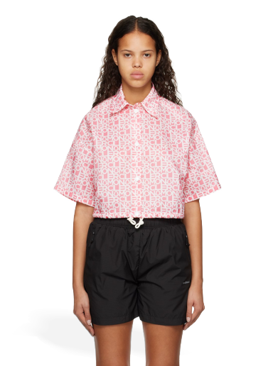 Skjorte Moncler Printed Lyserød | I10932F00010596S8