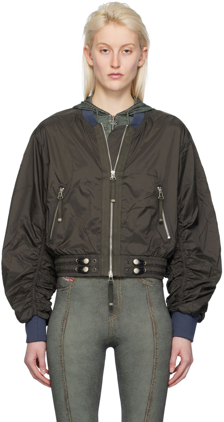 Bomberjakke Diesel G-Noak Bomber Jacket "Khaki" Grå | A08450 0BIAM, 0