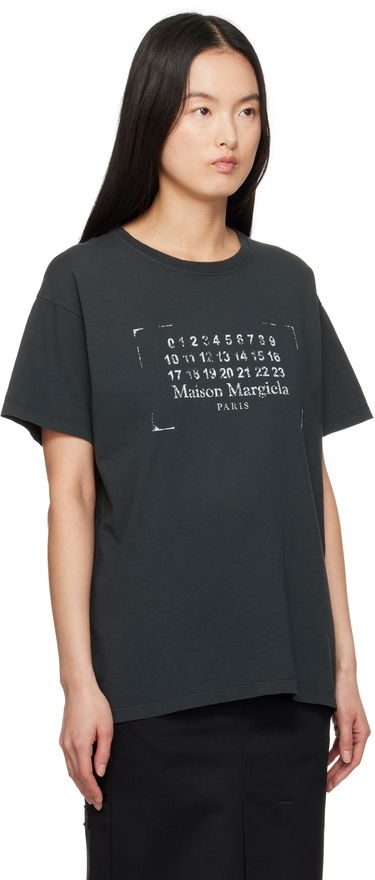 T-shirt Maison Margiela Maison Margiela Stamp Logo T-Shirt Sort | S51GC0534 S24575, 1