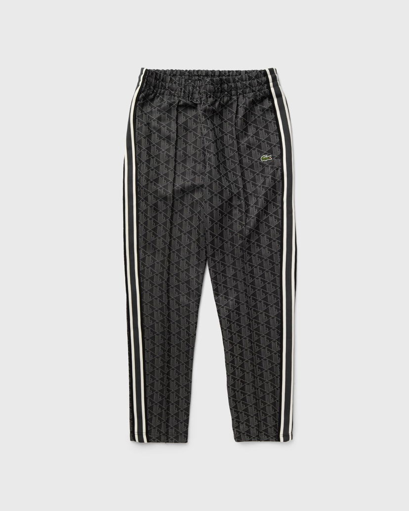 Joggingbukser Lacoste PARIS MONOGRAM JACQUARD SWEATPANTS Sort | XH1440-4PC