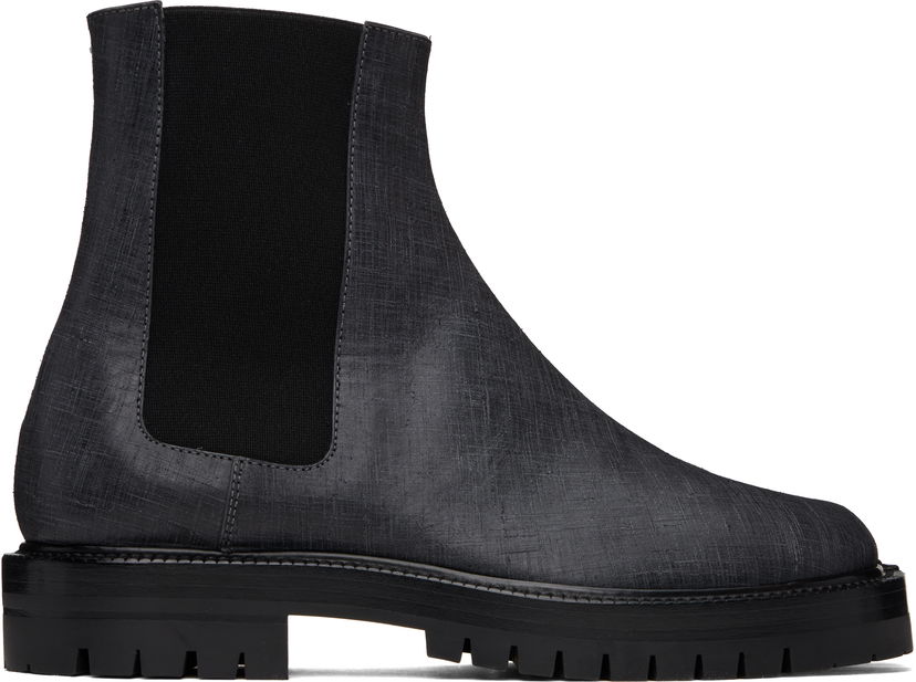 Sneakers og sko Maison Margiela Maison Margiela Tabi County Chelsea Boots Sort | S57WU0275 P8157