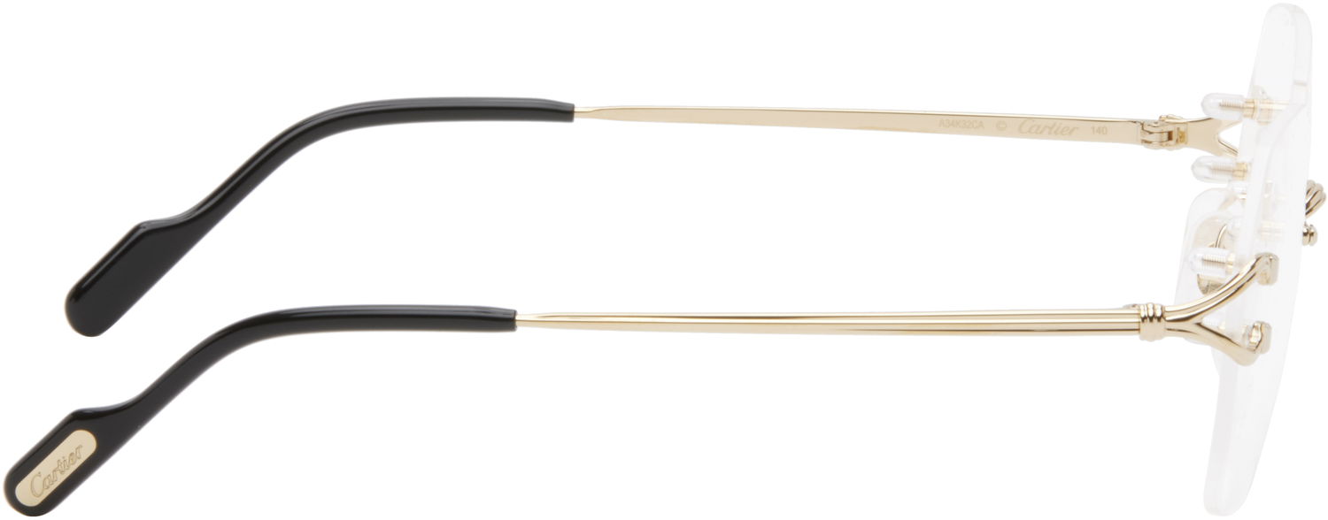 Solbriller Cartier Cartier 'Signature C de Cartier' Glasses Metalisk | CT0564O-001, 1