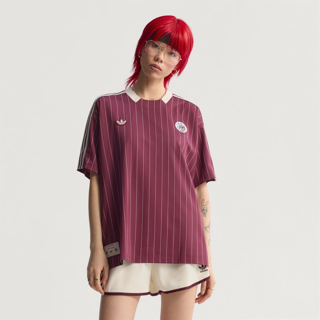Jersey adidas Performance Ajax Amsterdam Terrace Icons Soccer Jersey Bourgogne | JM7348, 0