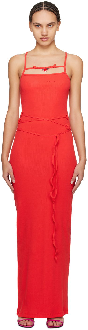 Kjole Ottolinger Ottolinger Charmed Maxi Dress Rød | 407902