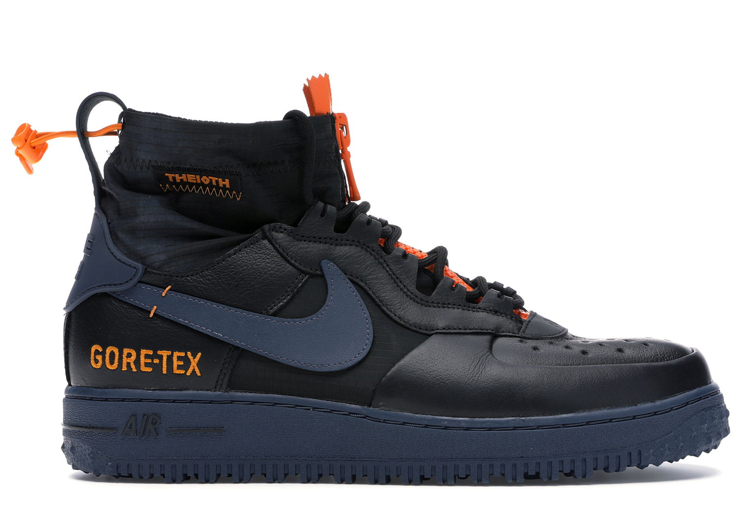 Sneakers og sko Nike Air Force 1 Winter Gore-Tex Black Bright Ceramic Thunder Blue Sort | CQ7211-001, 0