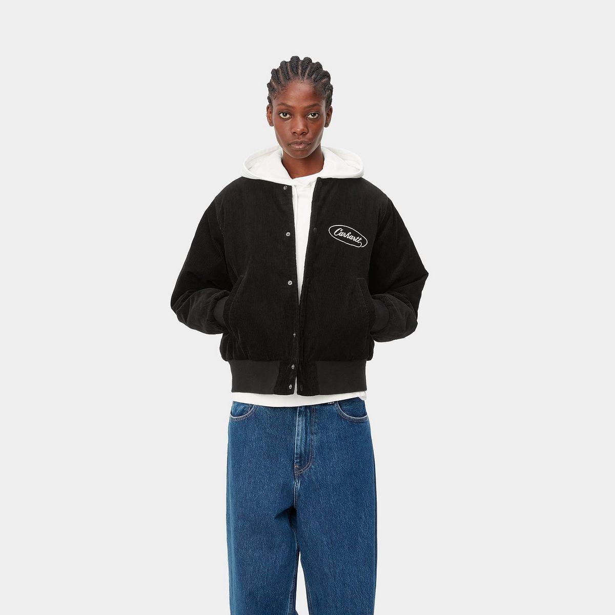 Jakke Carhartt WIP Rugged Letterman Jacket Sort | I032319_K02_XX, 1