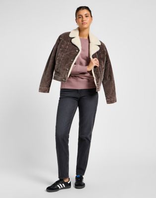 Sweater Lee Crew Neck Sweatshirt Lilla | 112355173, 1