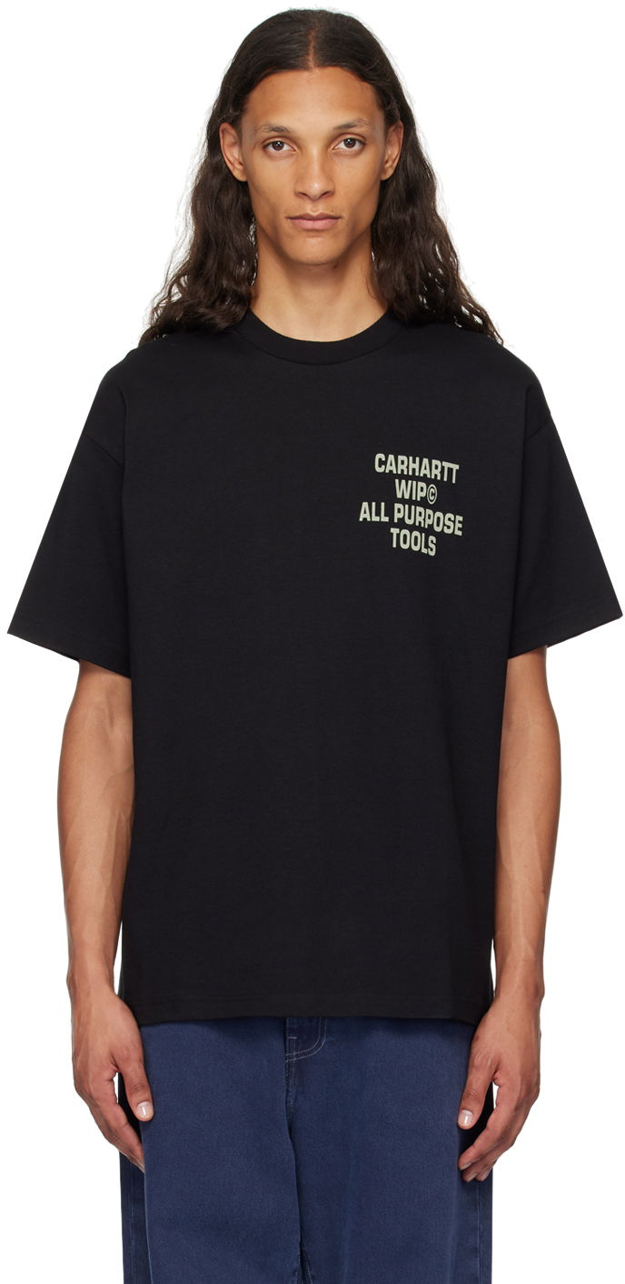 T-shirt Carhartt WIP Cross Screw T-Shirt Sort | I033949, 0