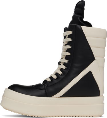 Sneakers og sko Rick Owens Rick Owens Hollywood Mega Geobasket Sort | RU01E5855 LCO, 2