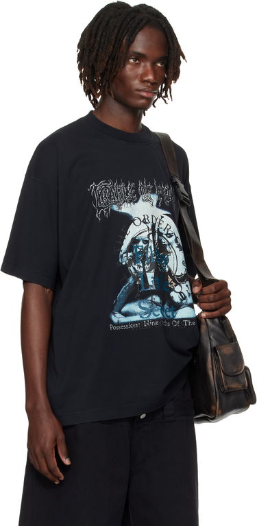 T-shirt VETEMENTS VETEMENTS Cradle of Filth 'Filthy Secret' Oversized T-Shirt Sort | UCF76TR600B, 1