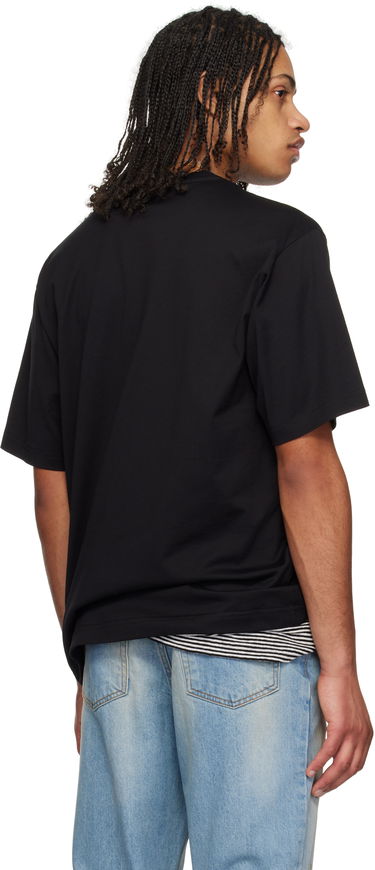 T-shirt Dolce & Gabbana Dolce&Gabbana Logo Embroidery T-Shirt Sort | G8PN9ZG7O4E, 2
