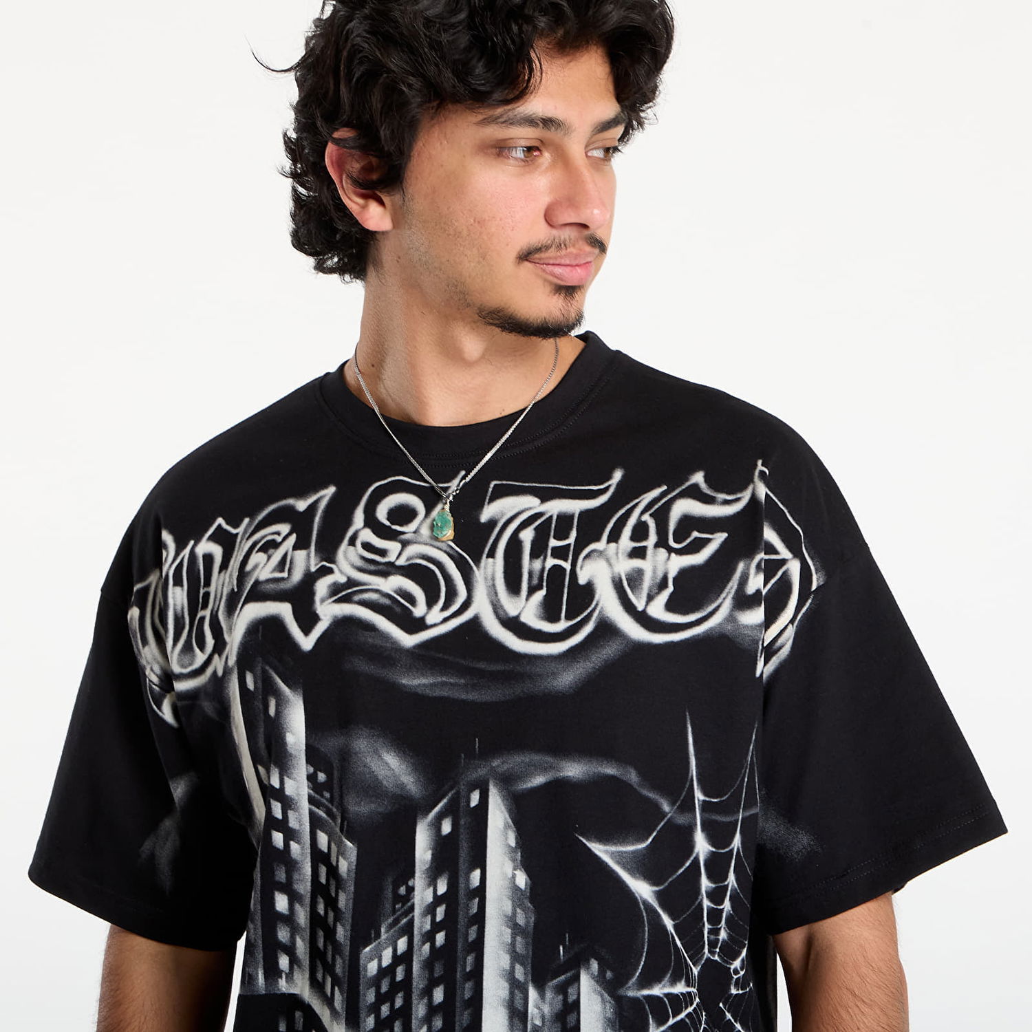 T-shirt Wasted Paris Wasted Paris Atm Boxy T-Shirt Sort | WP_000287, 1