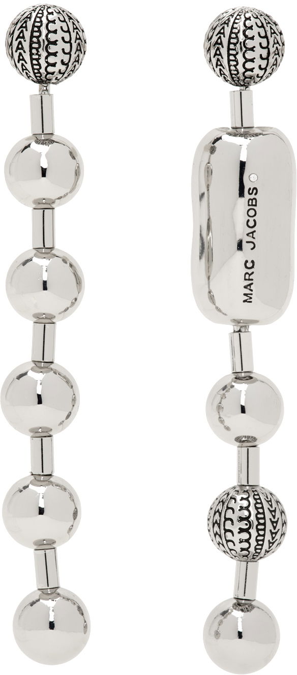 Øreringe Marc Jacobs Marc Jacobs The Monogram Ball Chain Earrings Metalisk | 2S4JER001J04, 0