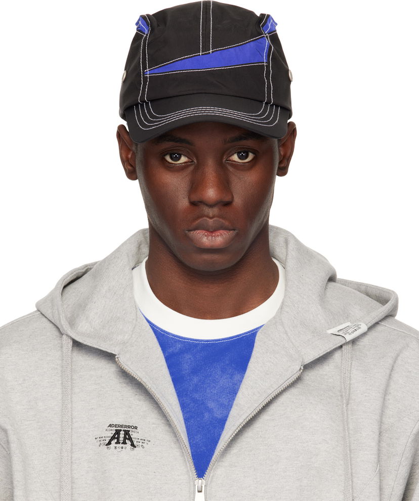 Kasket ADER ERROR Contrast Stitch Cap Sort | BN01SSHW0202BK