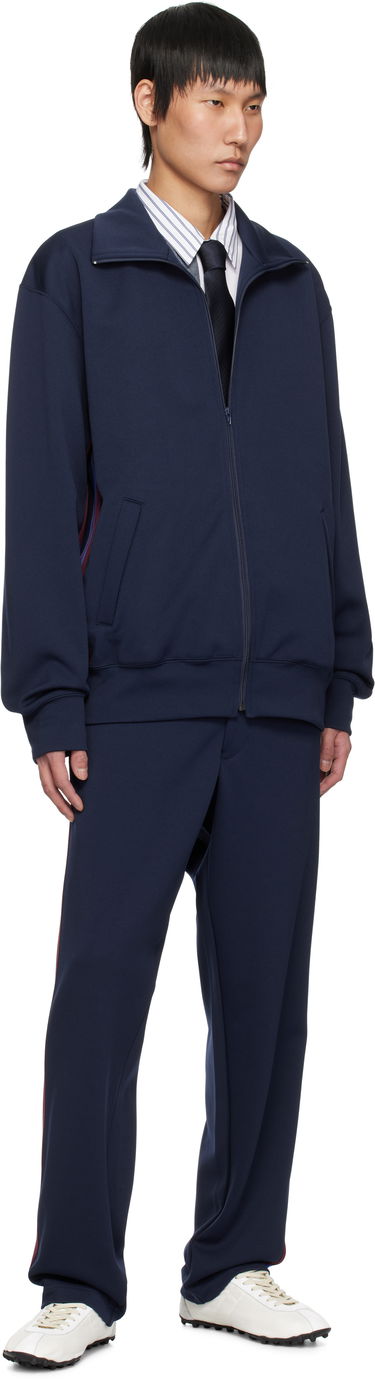 Joggingbukser Comme des Garçons Homme Deux Striped Track Pants Mørkeblå | DO-T023-051, 3