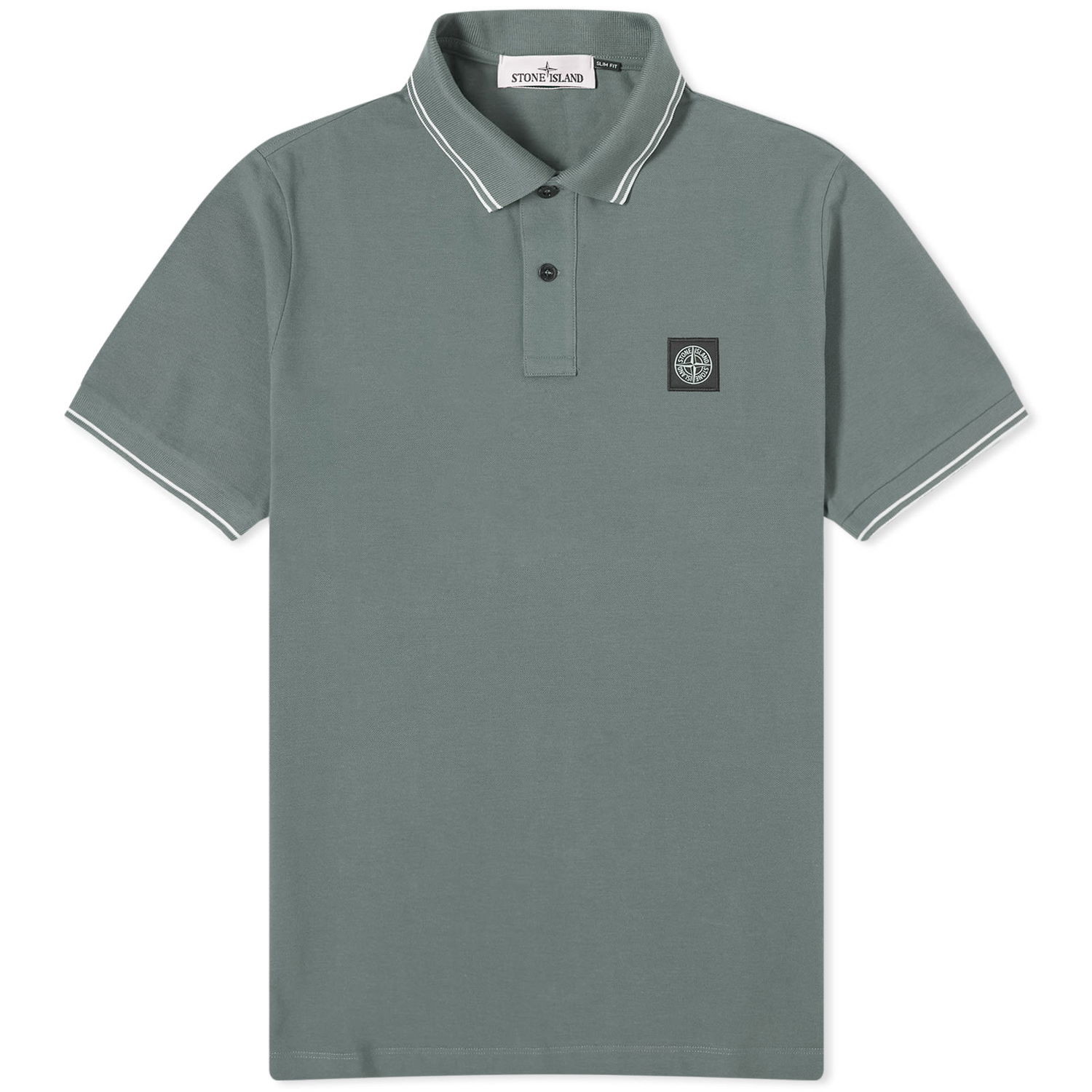 Polo skjorte Stone Island Patch Polo Shirt Grøn | 80152SC18-V0059, 0