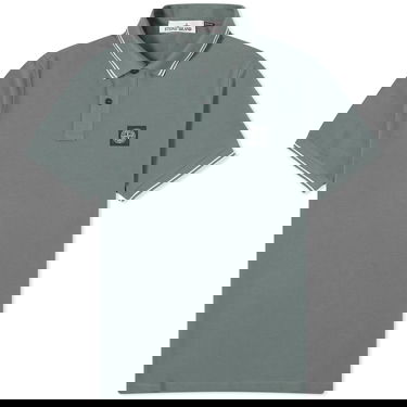 Polo skjorte Stone Island Patch Polo Shirt Grøn | 80152SC18-V0059, 0