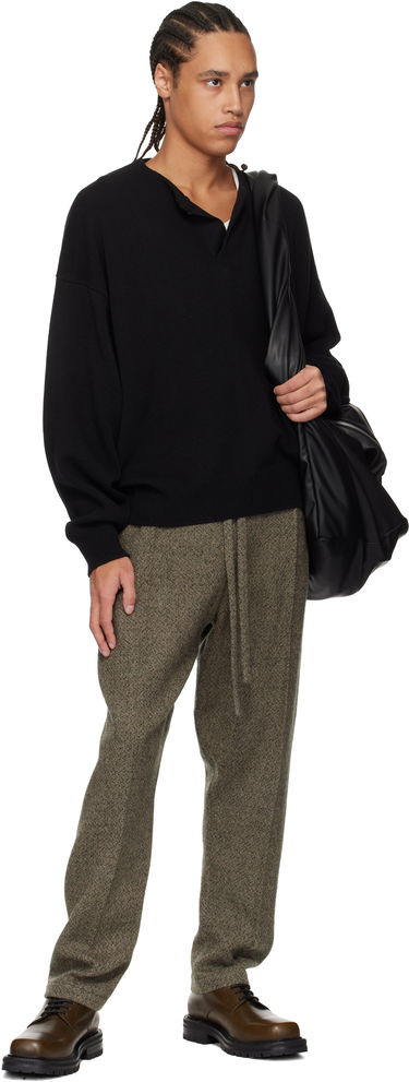 Sweater Fear of God Fear of God Fine Knit Henley Sort | FGE220-2041LAW, 3