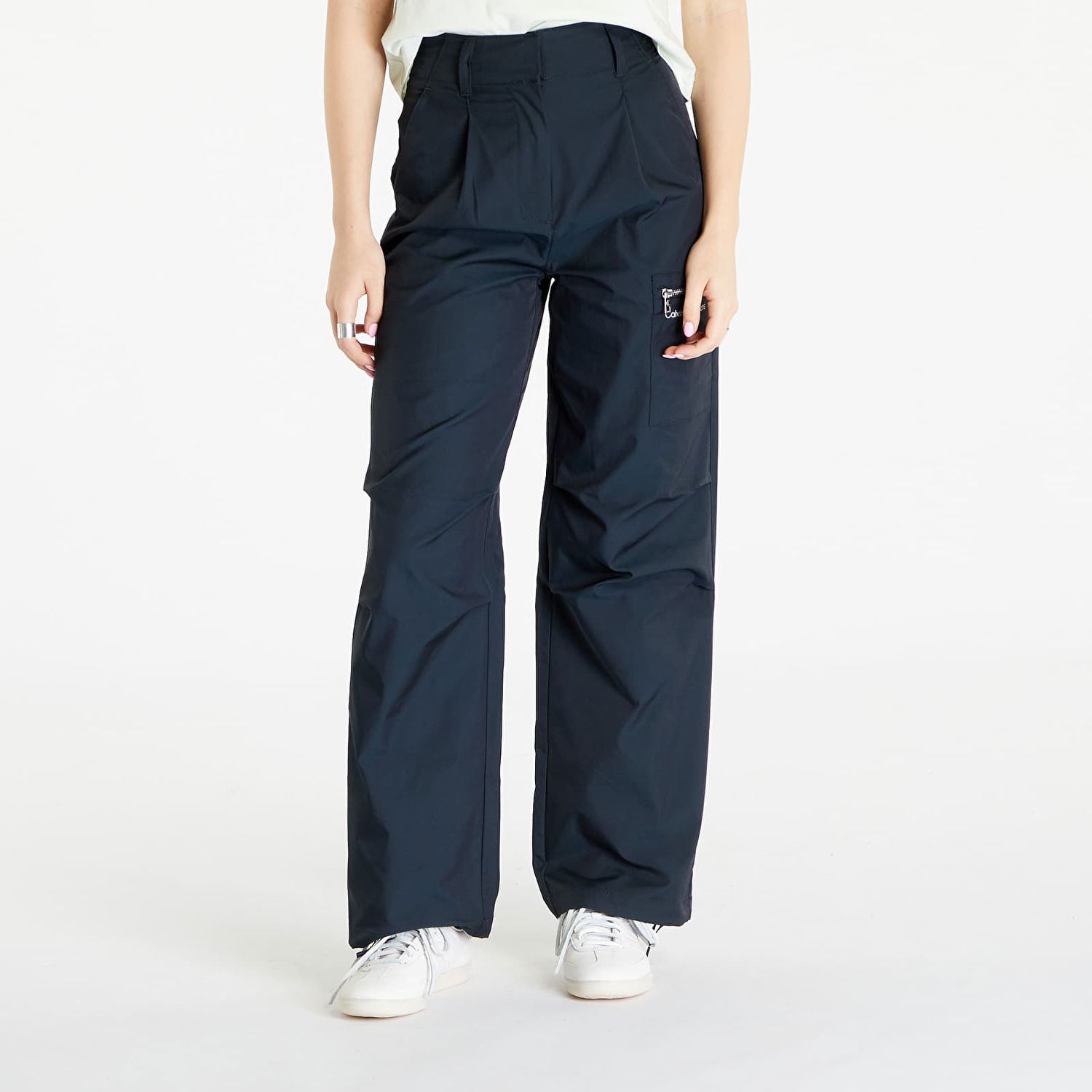 Bukser CALVIN KLEIN Two Tone Parachute Pants Sort | J20J221859 0GP, 0