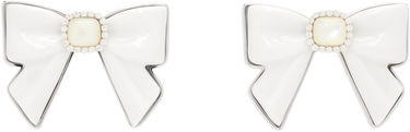 Øreringe SHUSHU/TONG SHUSHU/TONG YVMIN Edition Bowknot Nacre Earrings Hvid | 25622WHT00DN2, 0