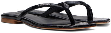 Tilbehør Coperni Coperni Croco Slanted Flip-Flops Sort | COPSH54838, 3