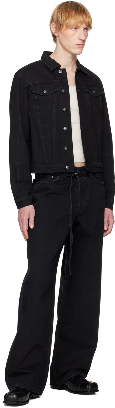 Jakke 032C 032c Down To Earth Boxy Denim Jacket Sort | S25-URD-1921-050, 3