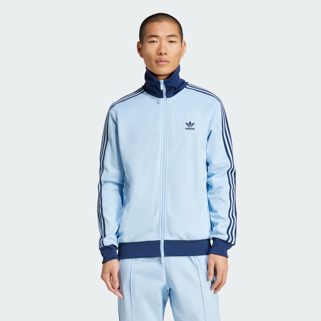 Sweatshirt adidas Performance Adicolor Classics Beckenbauer Track Jacket Blå | JP2521, 0