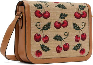 Håndtaske Valentino Valentino Garavani 9to5 Mini Cherryfic Shoulder Bag Beige | 6W0B0R15IXM, 2