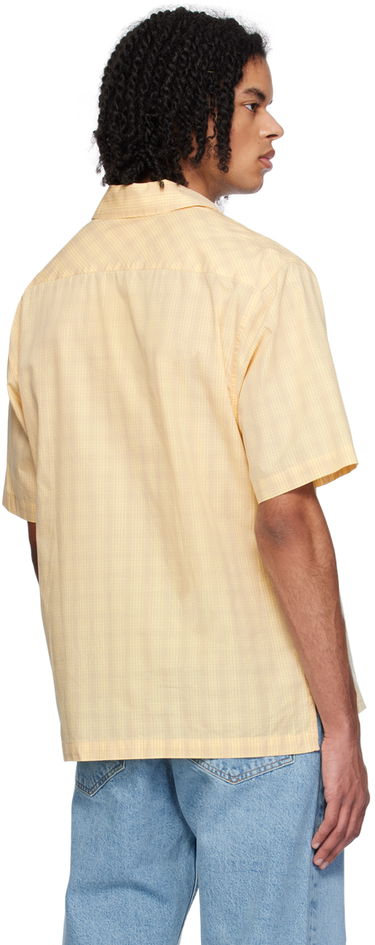 Skjorte Samsoe Samsoe Samsøe Samsøe Saayo P Short Sleeve Shirt Gul | M24100054, 2