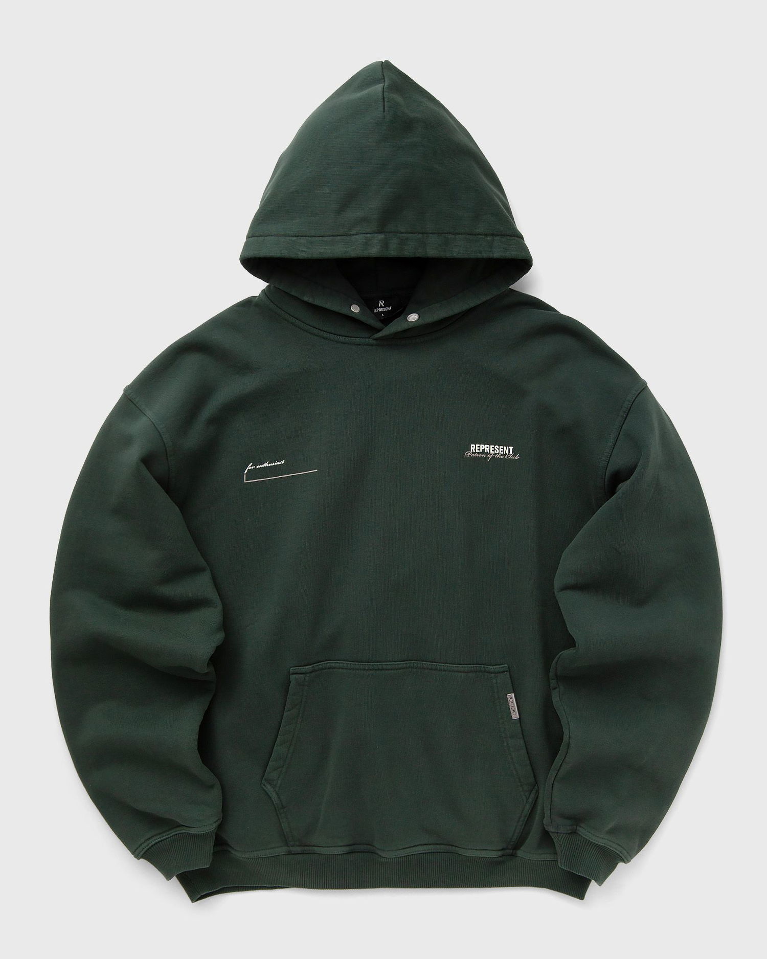 Sweatshirt Represent Clo Represent PATRON OF THE CLUB HOODIE Grøn | MLM4270-386, 0