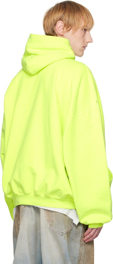 Sweatshirt Balenciaga Balenciaga 3B Liquified Hoodie Gul | 803265TRVS9, 2