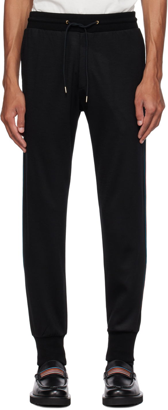 Joggingbukser Paul Smith Paul Smith Stripe Sweatpants Sort | M1R-299S-H00035