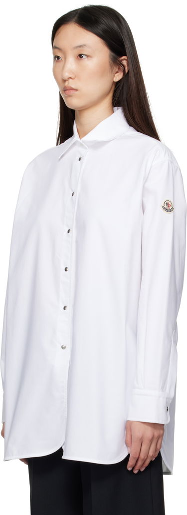 Skjorte Moncler Moncler Canvas Shirt Hvid | K20932F00014598S2, 3