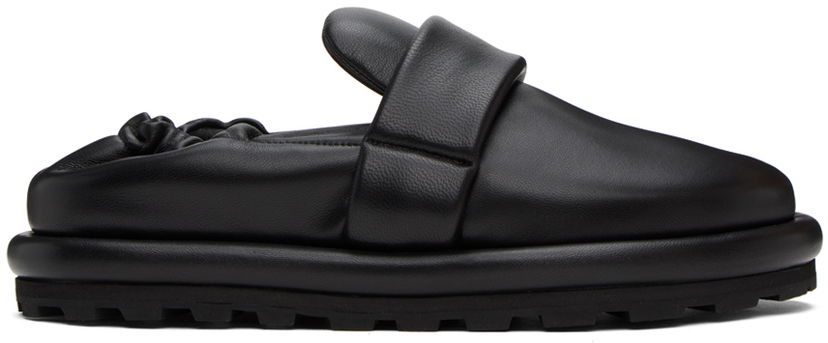 Tøj Jil Sander Jil Sander Strap Sabot Loafers Sort | J33WP0022_P5810