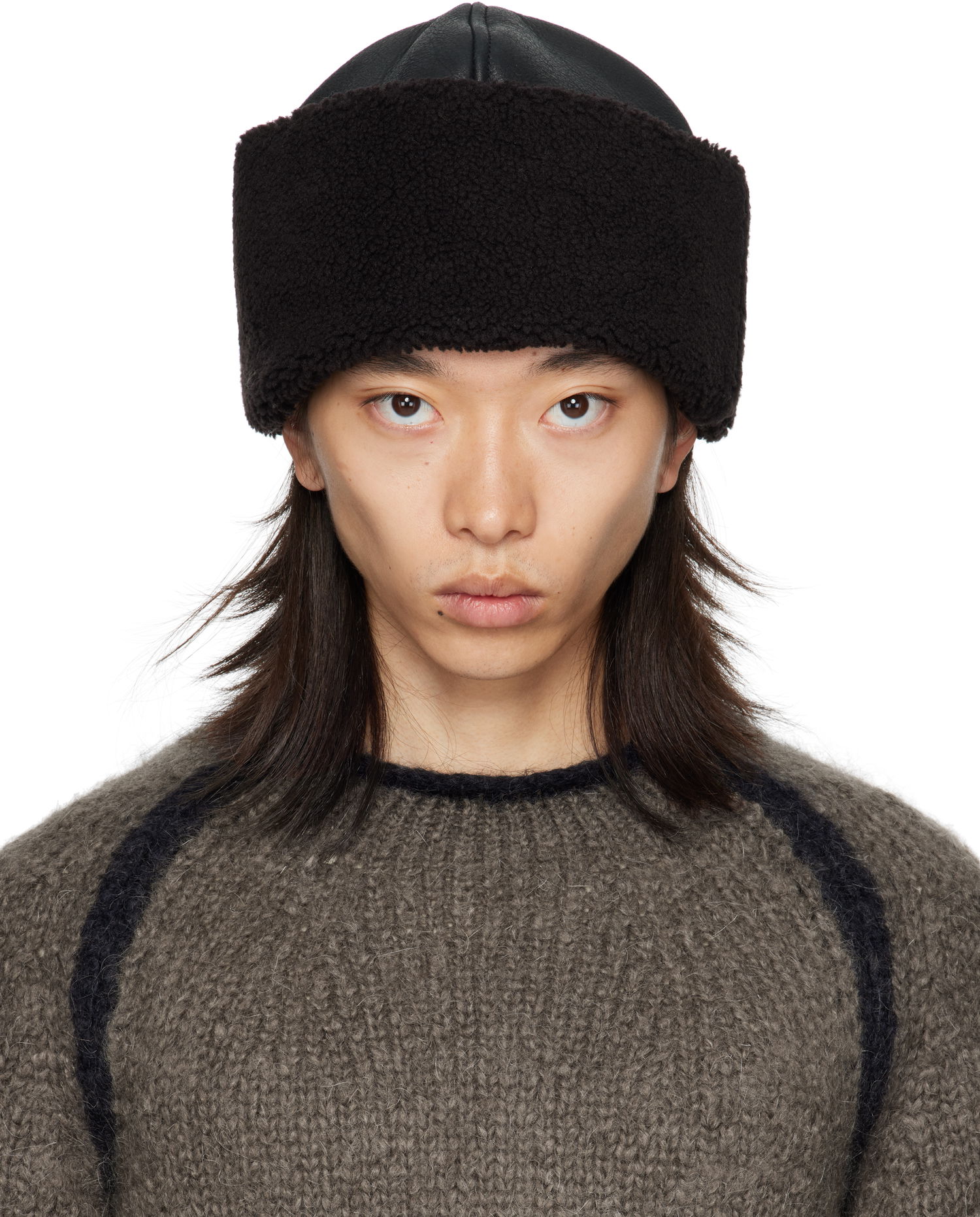 Hat OUR LEGACY Our Legacy Blizzard Faux-Fur Trapper Hat Sort | A4258BD, 0