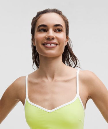 Kjole lululemon Piped V-Neck Active Mini Dress Gul | prod20001367, 2