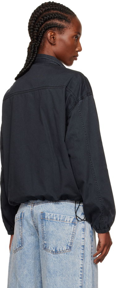 Jakke We11done We11done Harrington Jacket Sort | WD-JP2-25-052-W-NV, 2