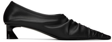 Sneakers og sko Stella McCartney Elsa Ruched Kitten Heels Sort | 810417W1IL0, 0