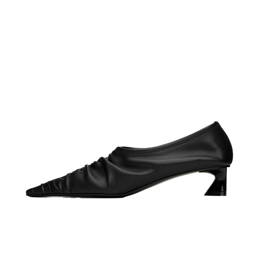 Sneakers og sko Stella McCartney Elsa Ruched Kitten Heels Sort | 810417W1IL0