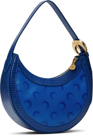 Håndtaske Marine Serre Marine Serre Moon Airbrushed Leather Eclips Mini Bag Blå | WBA002A CLEA0053, 2