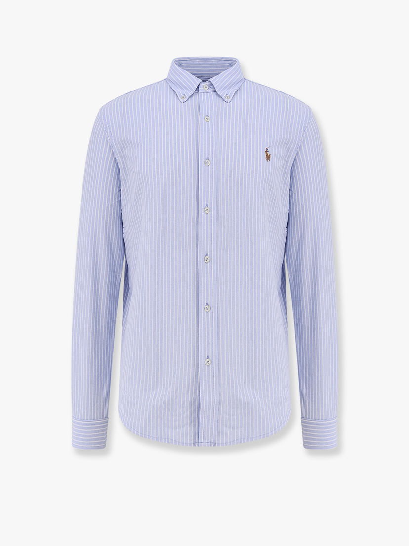 Skjorte Polo by Ralph Lauren Striped Button-Down Shirt by Polo Ralph Lauren Blå | 710934575002