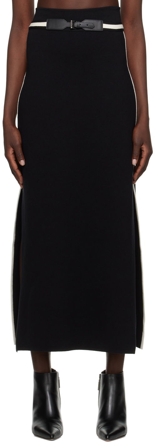 Nederdel Max Mara Maxi Skirt Sort | 2411301012600