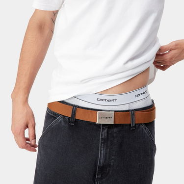 Boksere Carhartt WIP Cotton Trunks "Ash Heather" Hvid | I029375_1FW_XX, 0