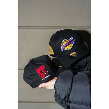 Kasket New Era LA Lakers 9FORTY A-Frame Adjustable Cap Sort | 60595228, 10