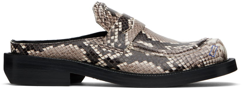 Tøj ADER ERROR ADER error Curve MU02 Slip-On Loafers Grå | BLASSS202MU