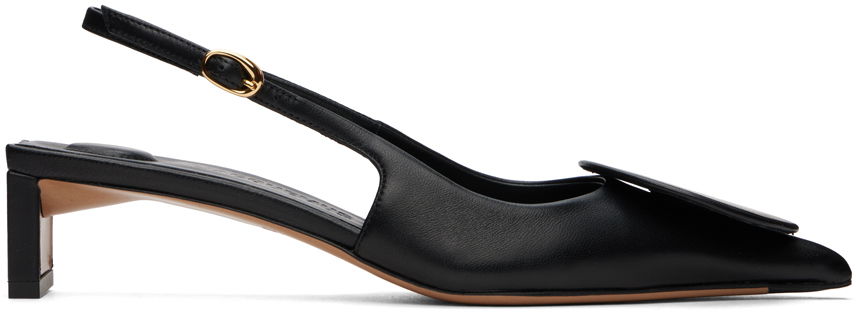 Sneakers og sko Jacquemus Black Les Classiques 'Les slingbacks Duelo basses' Heels Sort | 24E241FO076-3073, 0