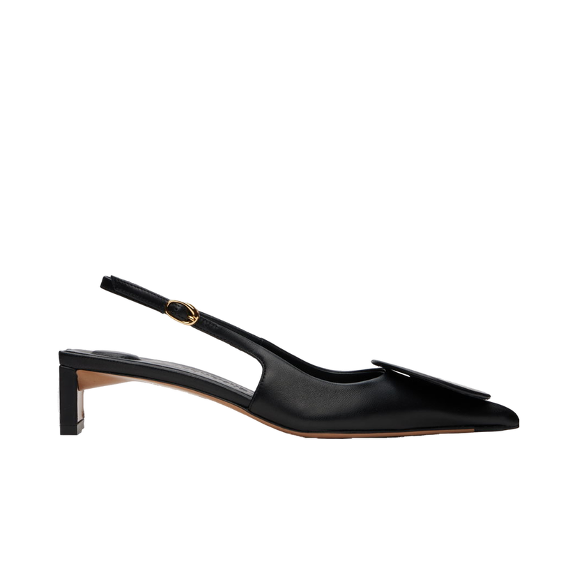 Sneakers og sko Jacquemus Black Les Classiques 'Les slingbacks Duelo basses' Heels Sort | 24E241FO076-3073