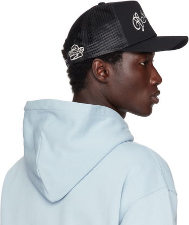 Kasket Dime Dime Embroidered Fighter Trucker Cap Sort | DIMESU2521BLK, 2