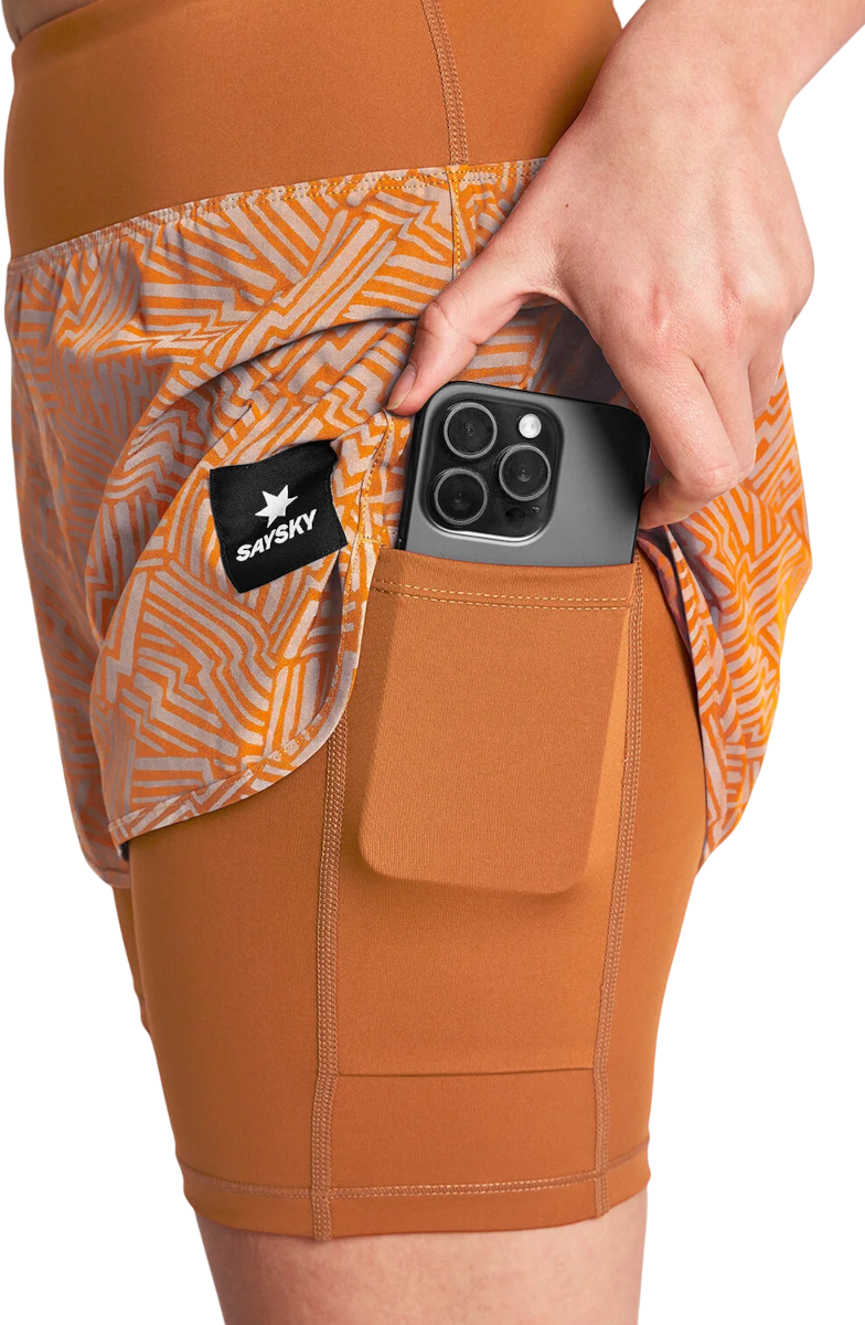 Shorts Saysky Reflective Pace 2 in 1 Shorts 3" Orange | owrsh23c1051-owrsh23c1051, 1